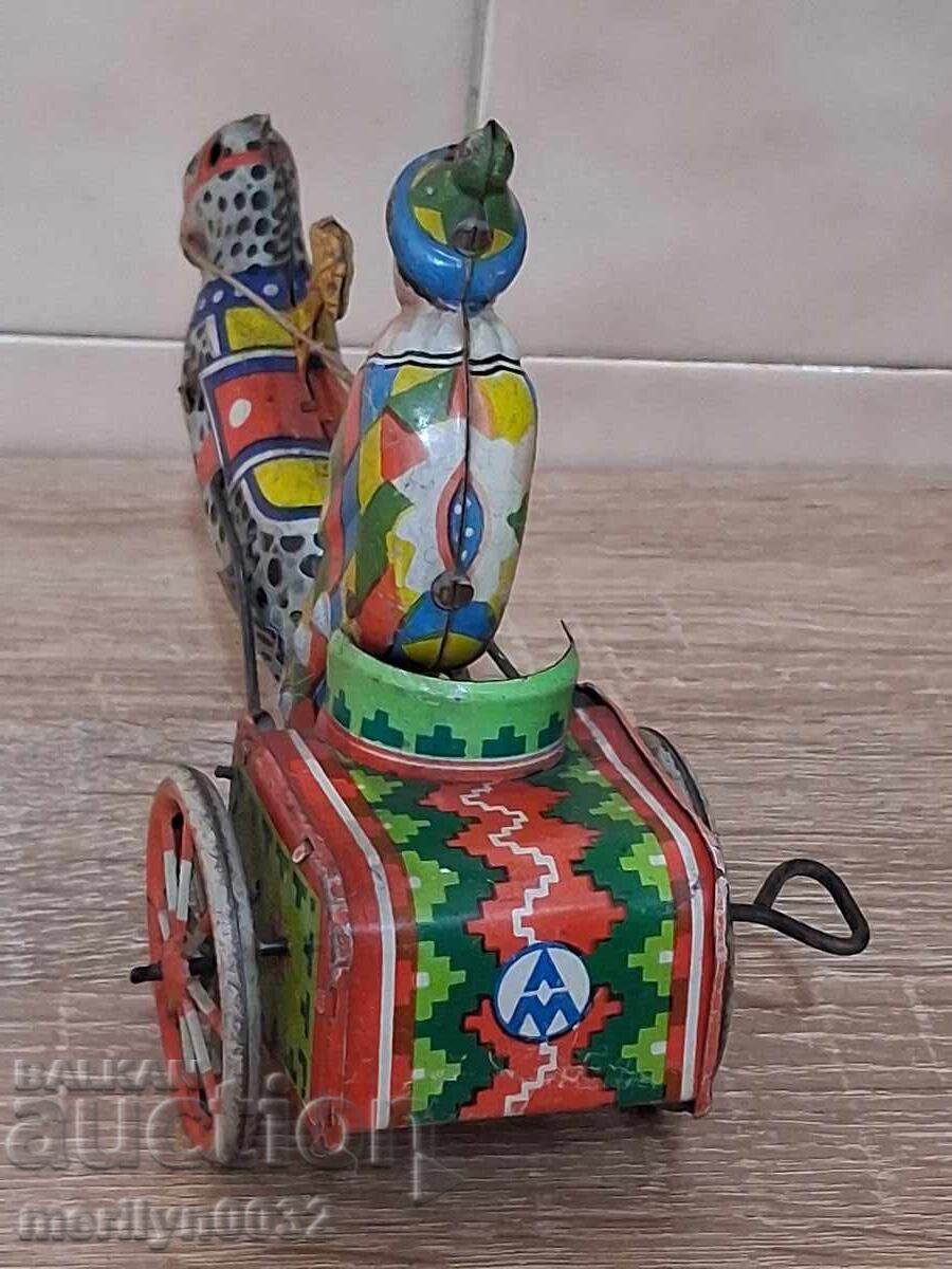 Παράδοση Παιδικό μεταλλικό παιχνίδι τζόκεϊ με άμαξα Γερμανίας