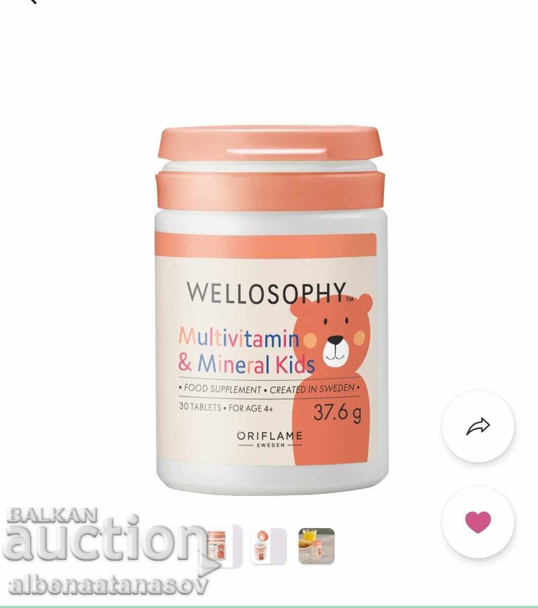 Wellosophy Βιταμίνες και Μέταλλα από την Oriflame για παιδιά