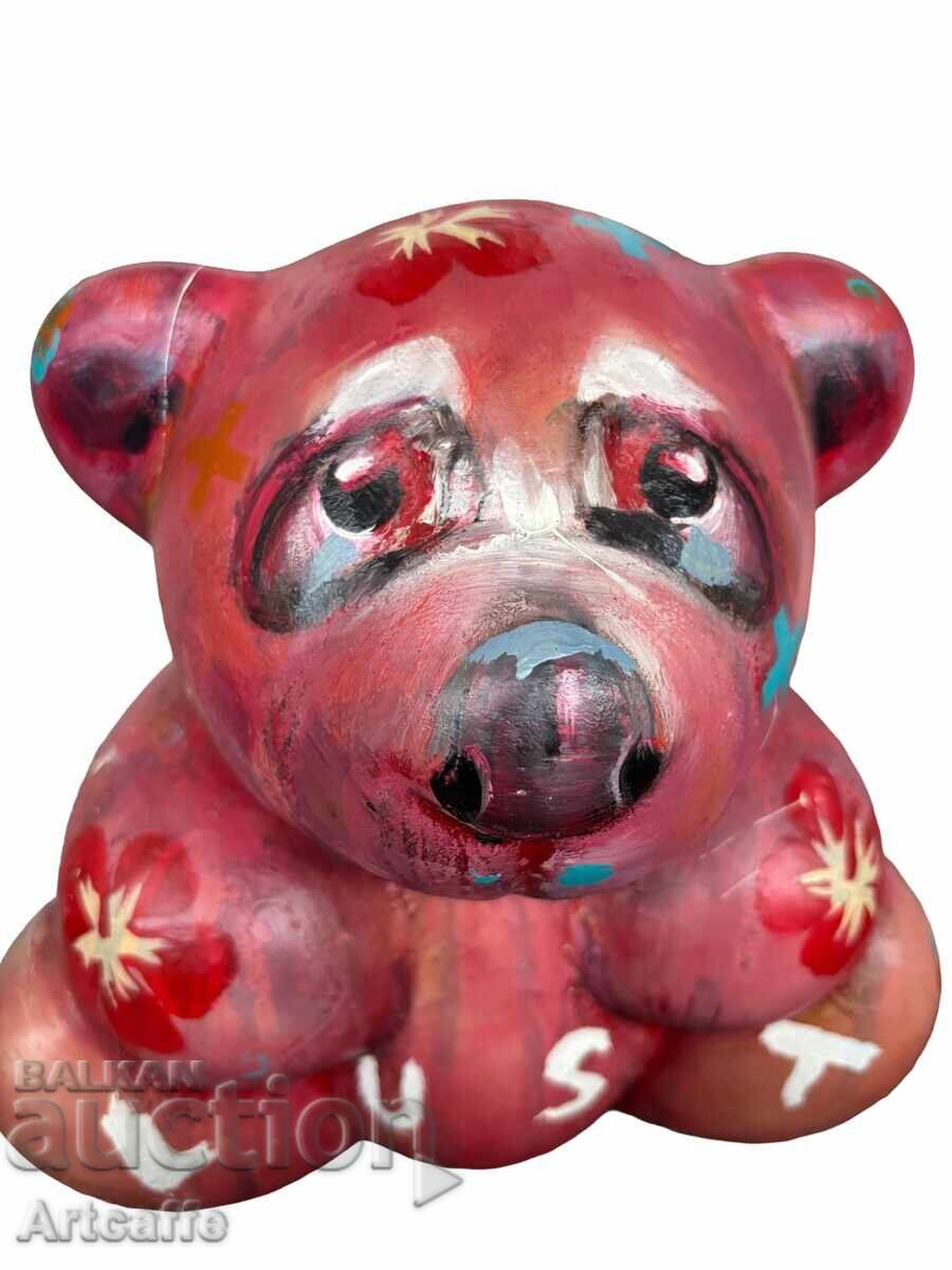 Edgar Gomez - ursuleț de porțelan, ulei acrilic - 6 Edgar Gomez - ursuleț de porțelan, ulei acrilic - 6