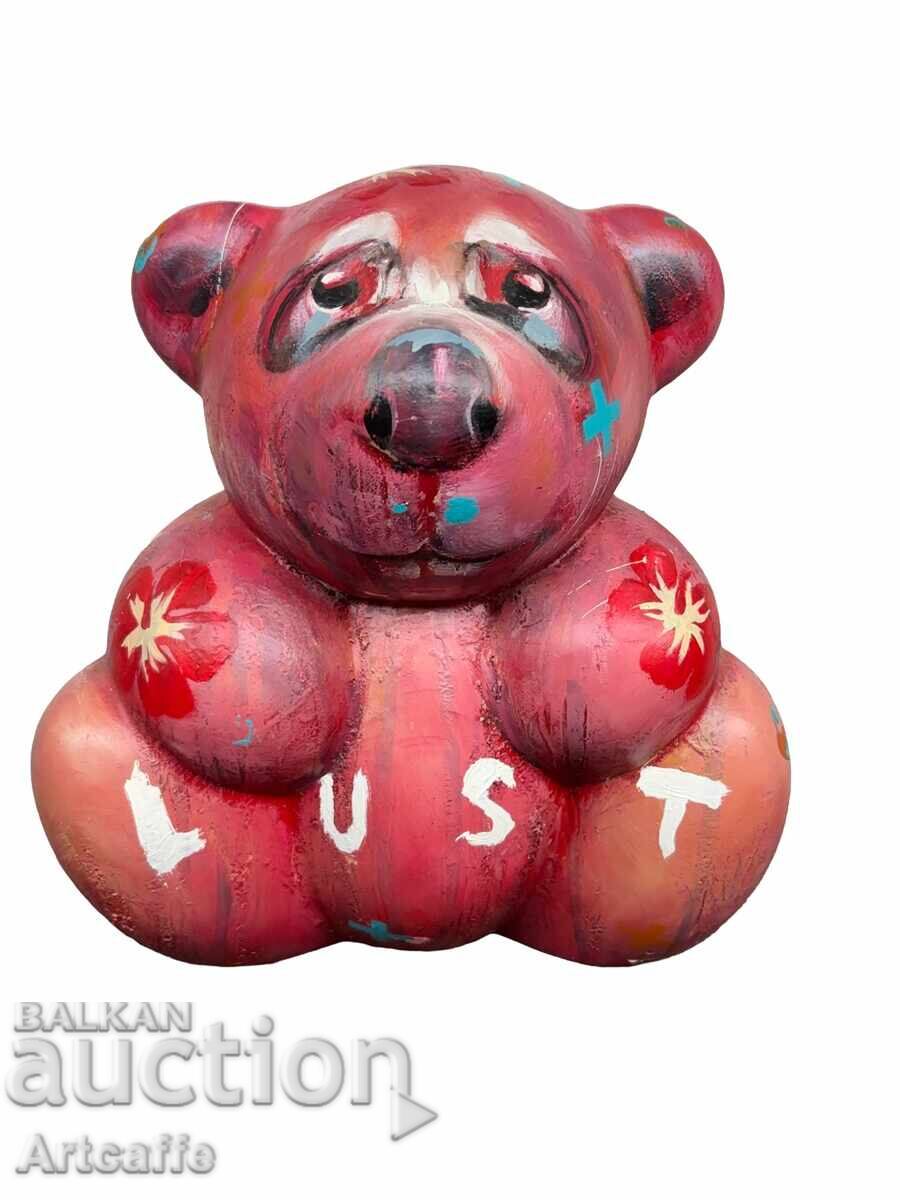 Edgar Gomez - ursuleț de porțelan, ulei acrilic Edgar Gomez - ursuleț de porțelan, ulei acrilic