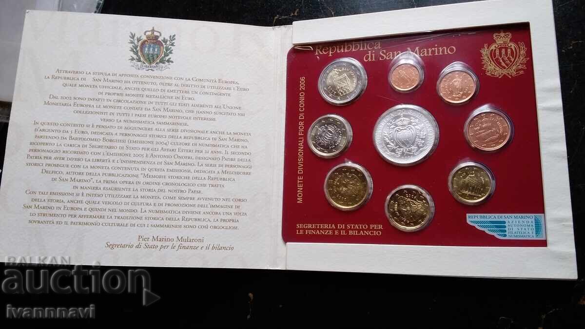 San Marino setove 2006 god. Luksozno izdanie. cu preț € 65.00 | 127.13 BGN