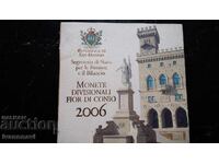 Сан Марино сетове 2006 год. Луксозно издание.