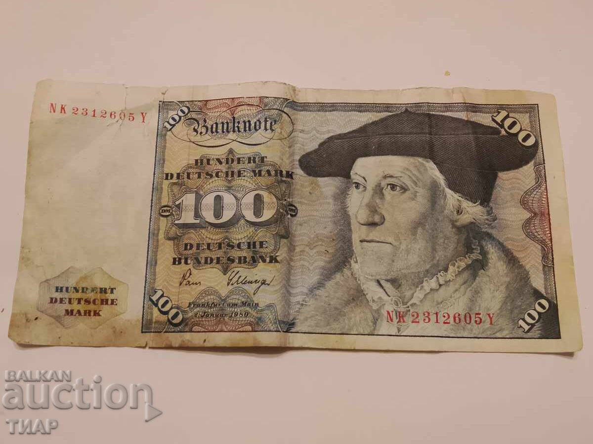 100 марки Западна Германия 1980г