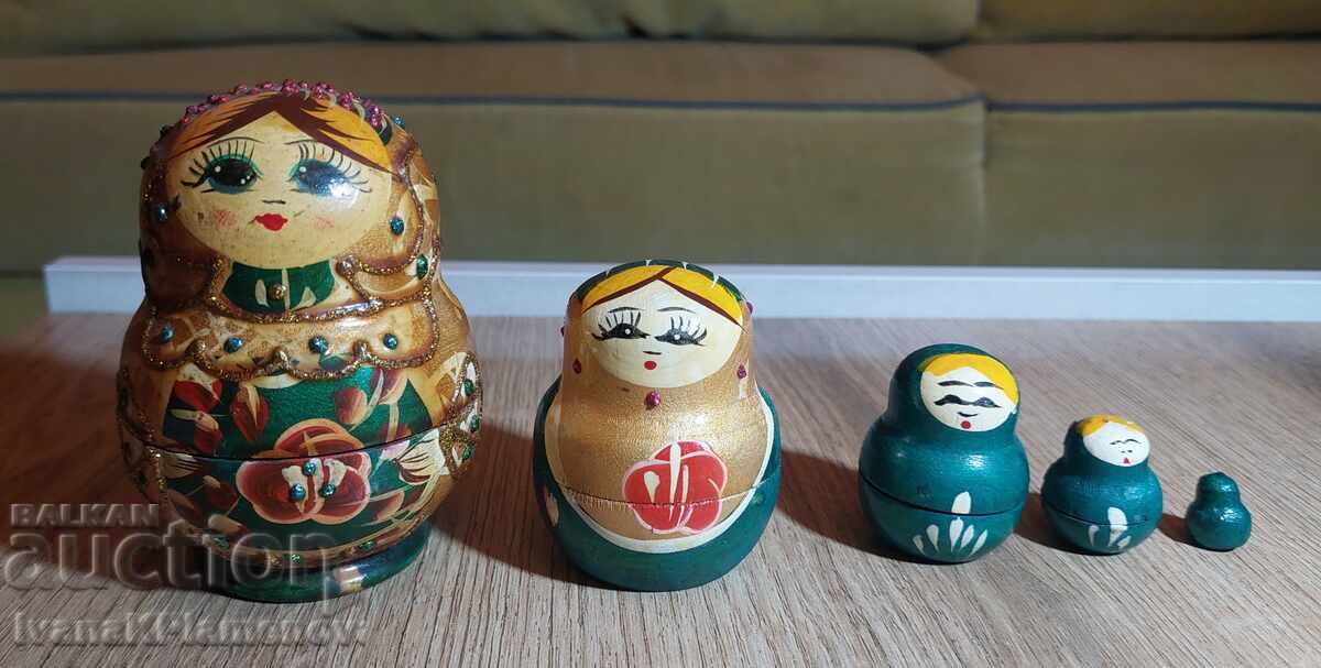 Set de matrioșka 5 bucăți pentru cunoscători