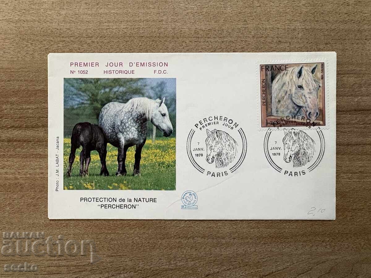 Franța - Plic prima zi - Protejarea naturii...(1978)