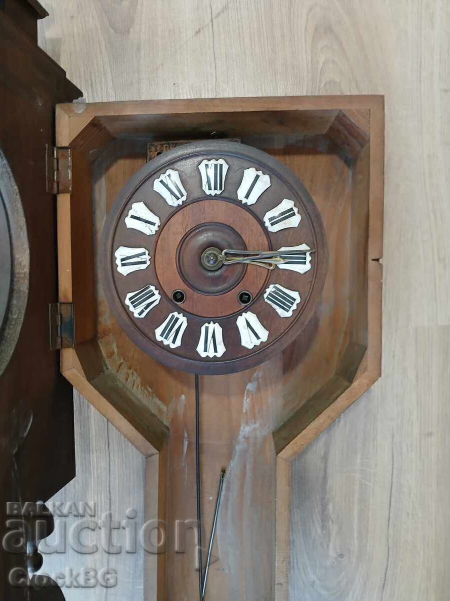 german wallclock/barometer - 6