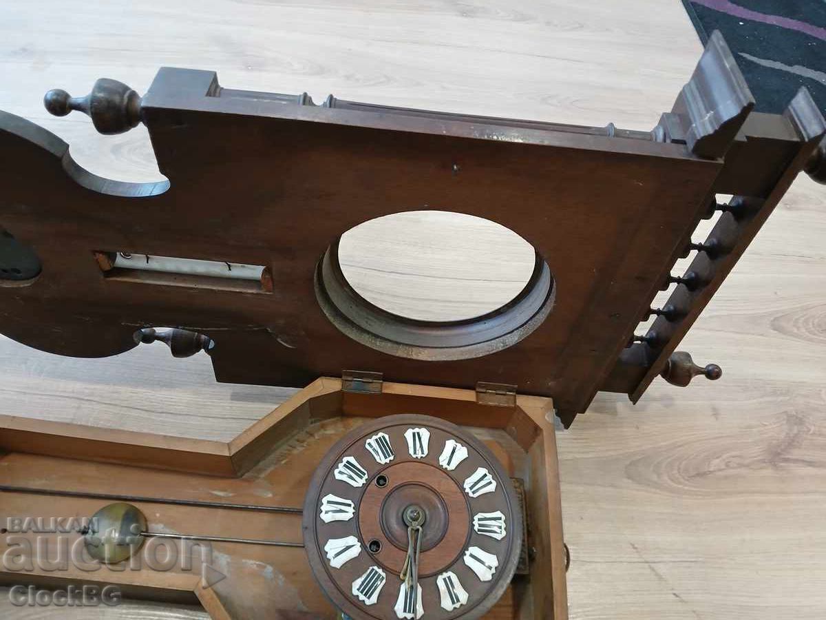 german wallclock/barometer - 7