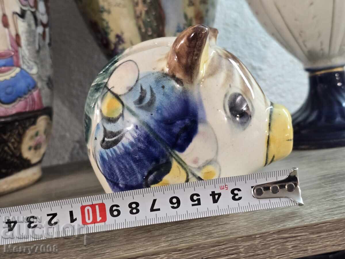 Handmade porcelain piggy bank !!! - 6