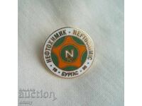 Значка футбол - ФК "Нефтохимик"  Бургас. Емайл