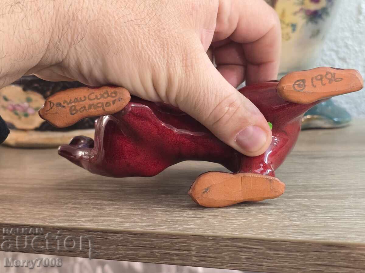 Изящна колекционерска порцеланова фигура на дракон !!! - 5