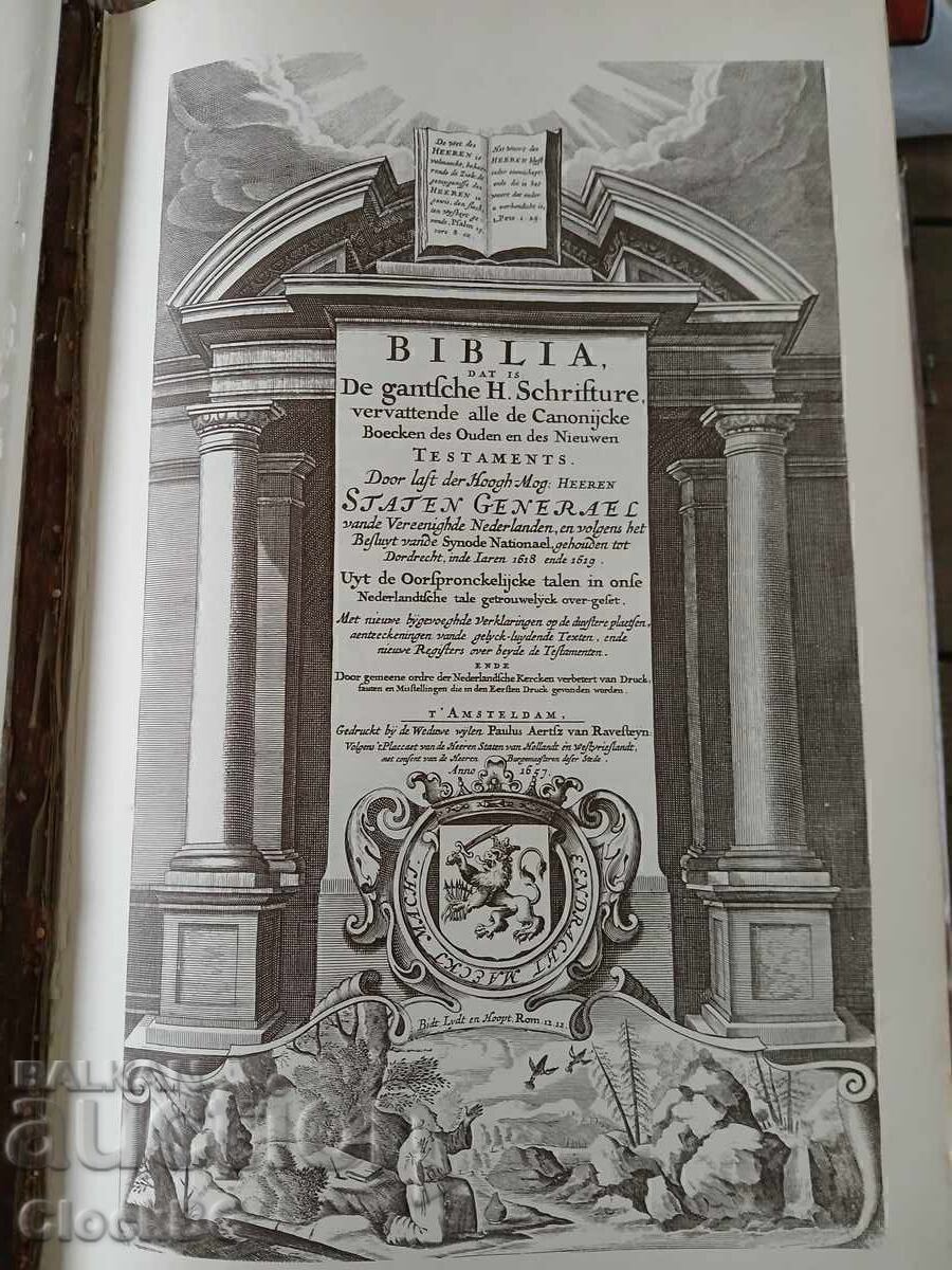 Licitație Biblia Staten