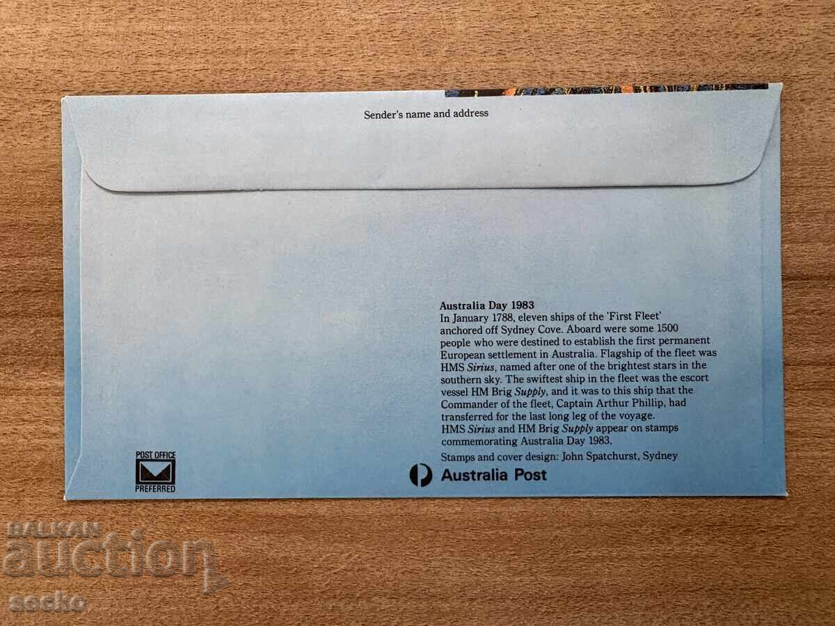 Australia - First Day Cover - Aviation Pioneers ...(1983) with price € 0.60 | 1.17 BGN Australia - First Day Cover - Aviation Pioneers ...(1983) with price € 0.60 | 1.17 BGN