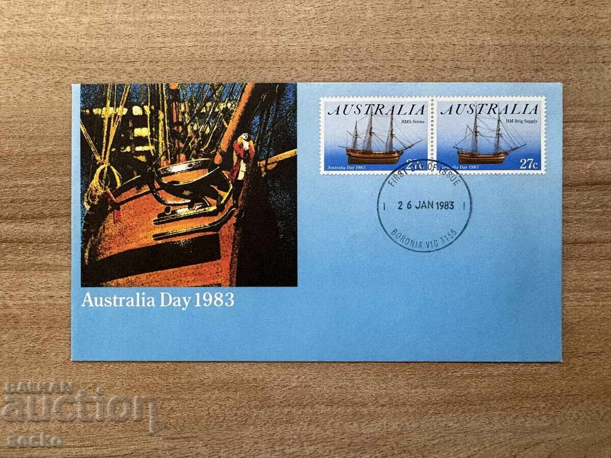 Australia - First Day Cover - Aviation Pioneers ...(1983) Australia - First Day Cover - Aviation Pioneers ...(1983)