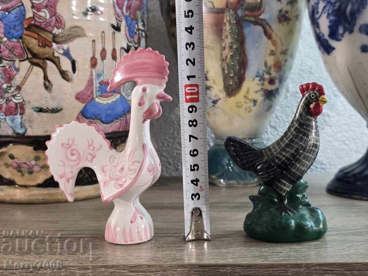 Două figurine elegante din porțelan reprezentând păsări! - 6