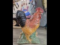 Elegant ceramic rooster figurine !!!