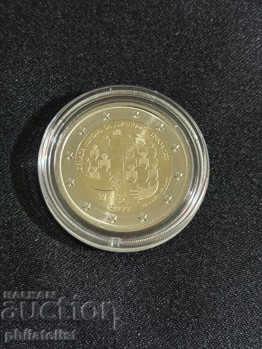 Portugal 2023 – 2 Euro – World Youth Day UNC