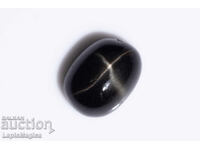 Diopsid stelat negru 2.35ct 9x7mm caboșon oval