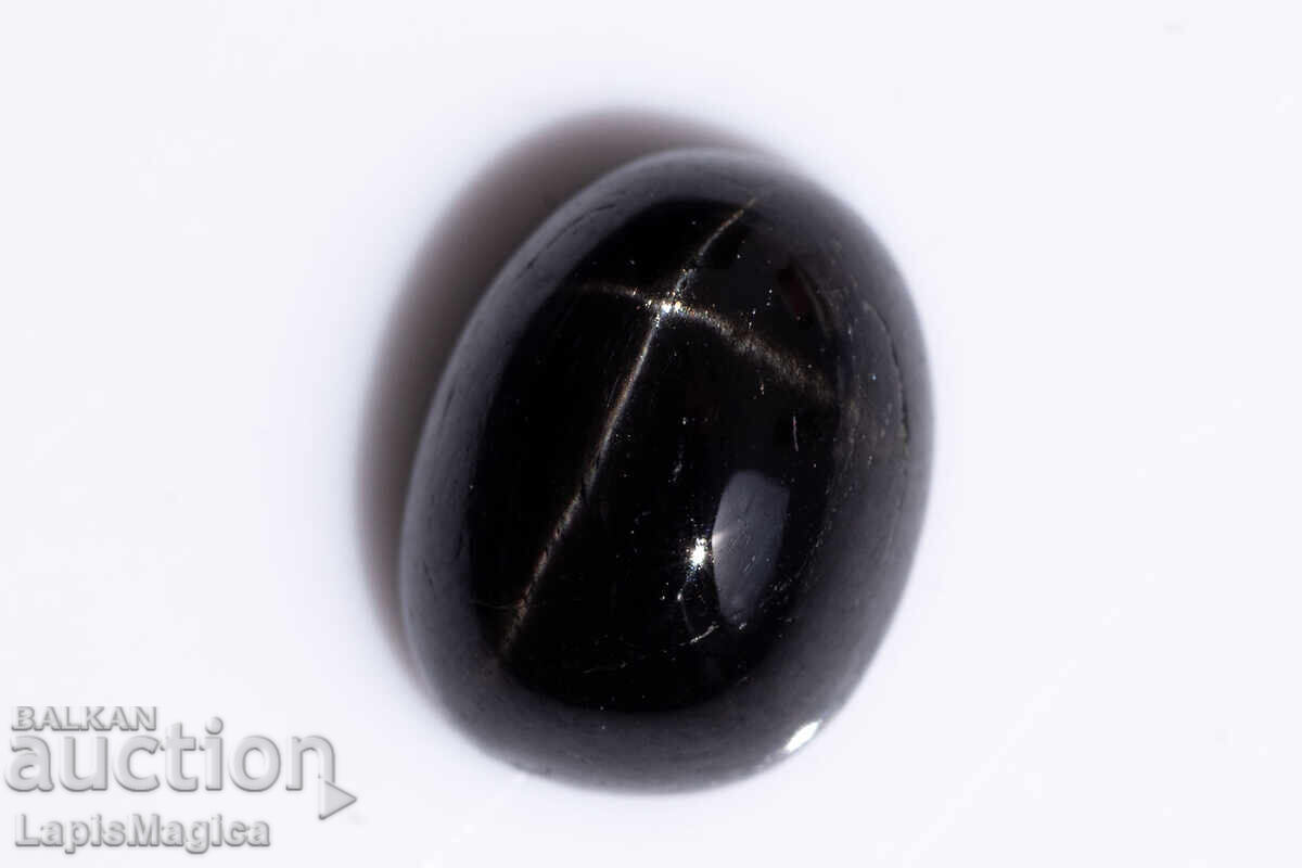 Black Star Diopside 2.79ct 9x7mm Oval Cabochon