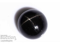 Μαύρος αστεροειδής διοψίδης 4.23 ct 9.1mm στρογγυλό καμποσόν