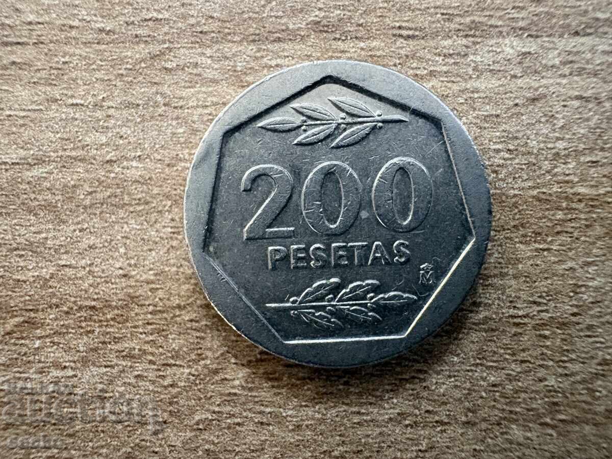 Ισπανία - 200 πεσέτες (1986)