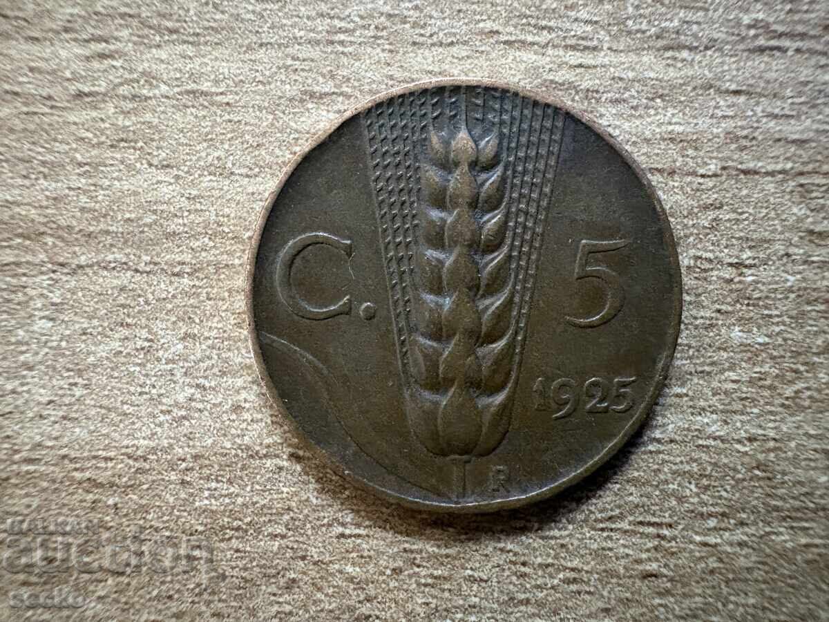Italy - 5 Centesimi (1925)