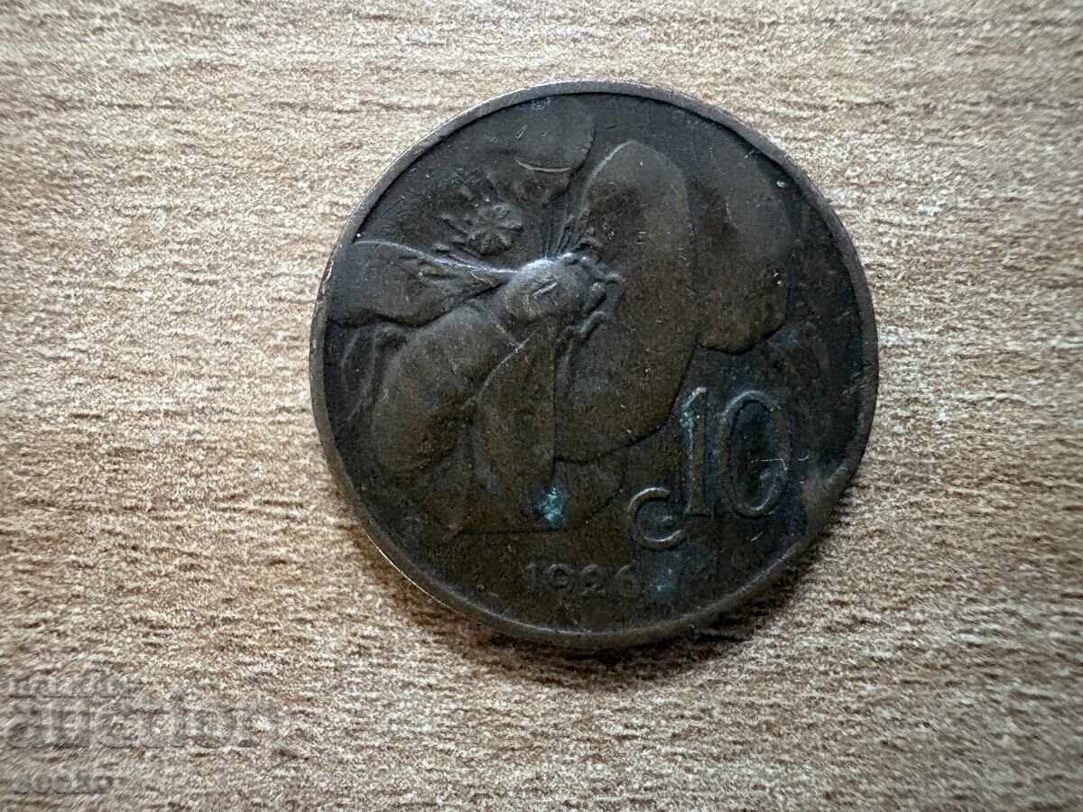 Italia - 10 centesimi (1926)