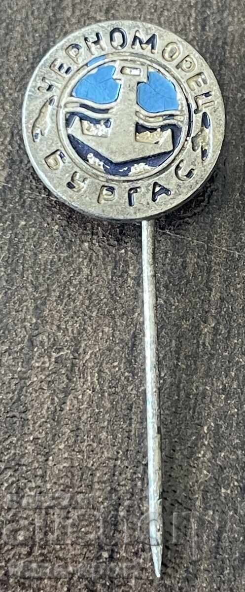 1938 Bulgaria insignă club de fotbal Cernomoreț Burgas