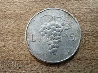 Italia - 5 lire (1950)