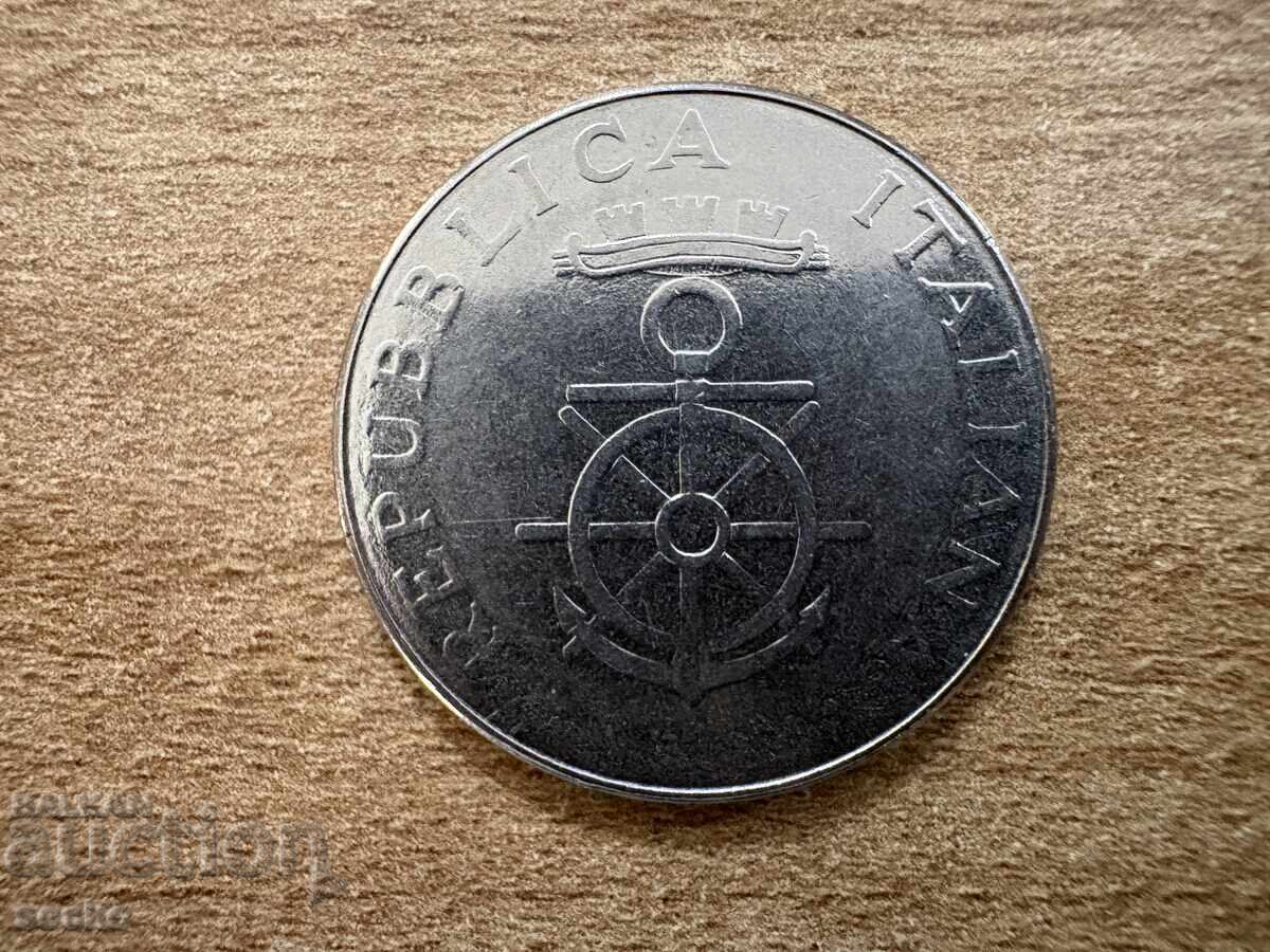 Italia - 100 lire (1981) - 100 de ani de la fondarea cu preț € 0.50 | 0.98 BGN