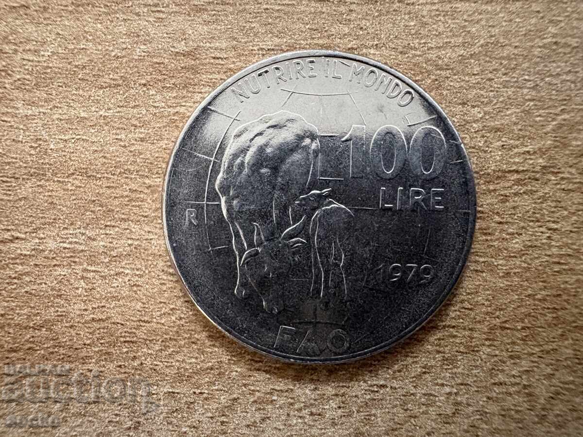 Italia - 100 lire (1979) - FAO