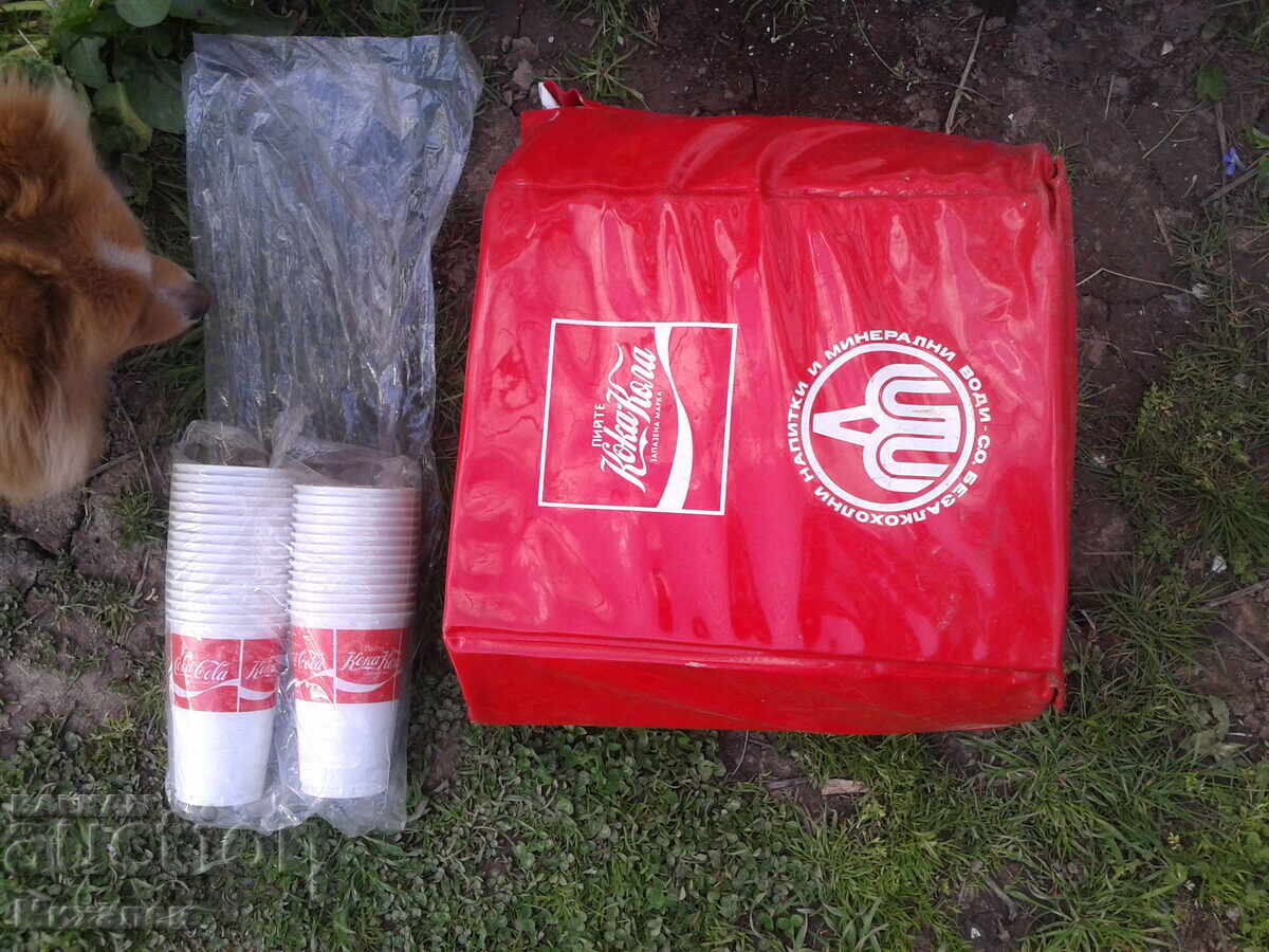 Coca-Cola curious cups + bag Coca-Cola curious cups + bag