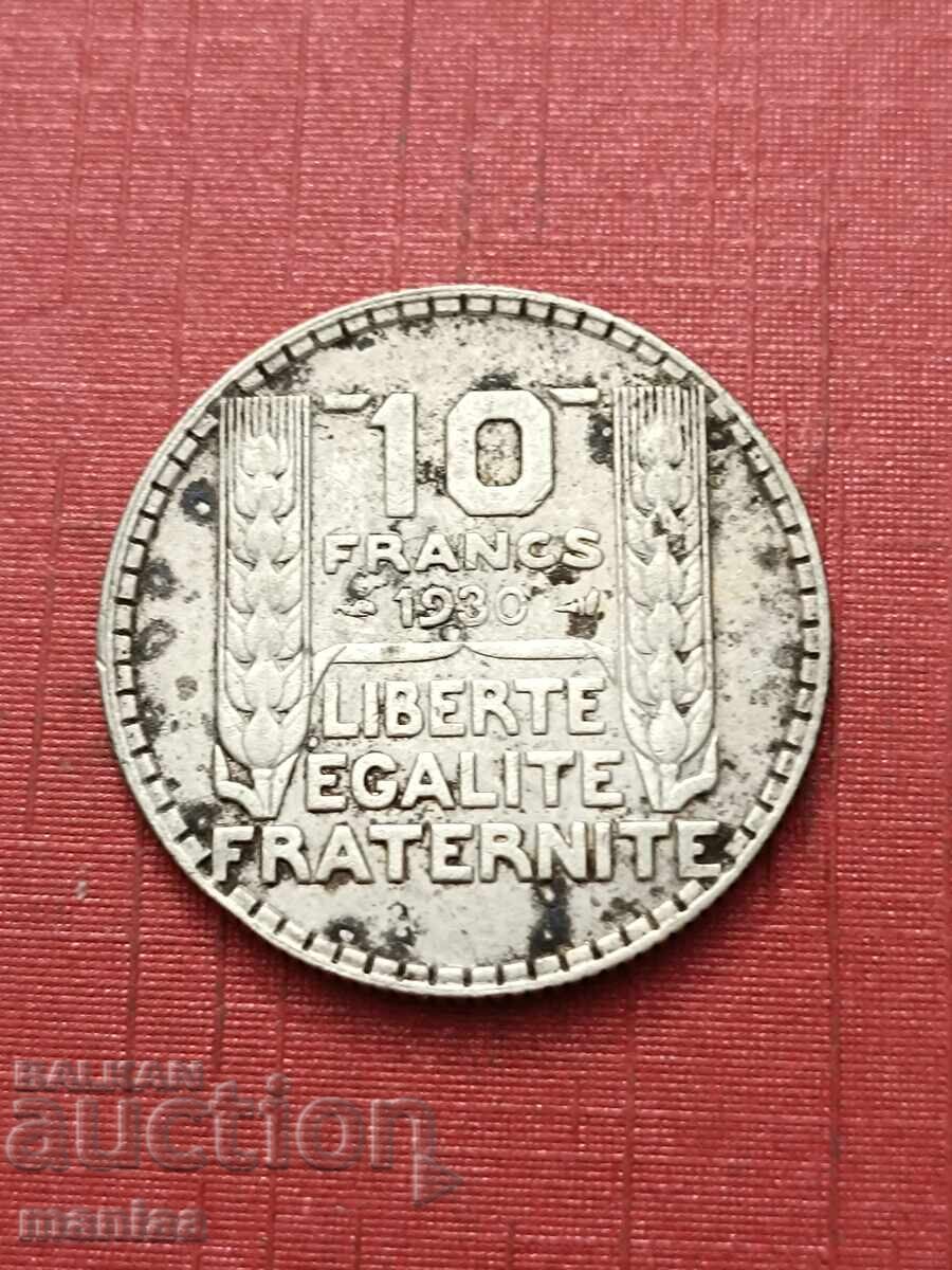 10 franci Franța 1930 Argint ! cu preț € 20.00 | 39.12 BGN 10 franci Franța 1930 Argint ! cu preț € 20.00 | 39.12 BGN