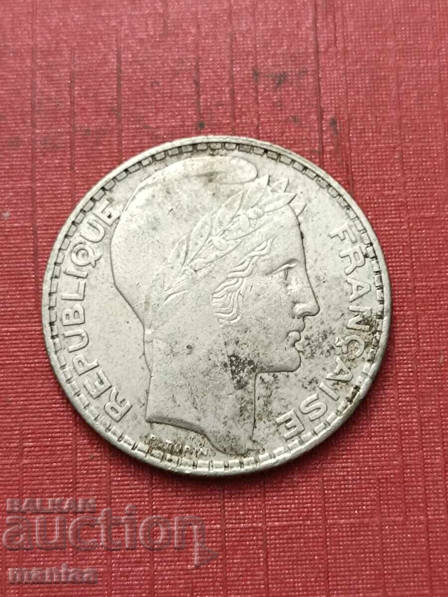Livrarea 10 franci Franța 1930 Argint ! Livrarea 10 franci Franța 1930 Argint !