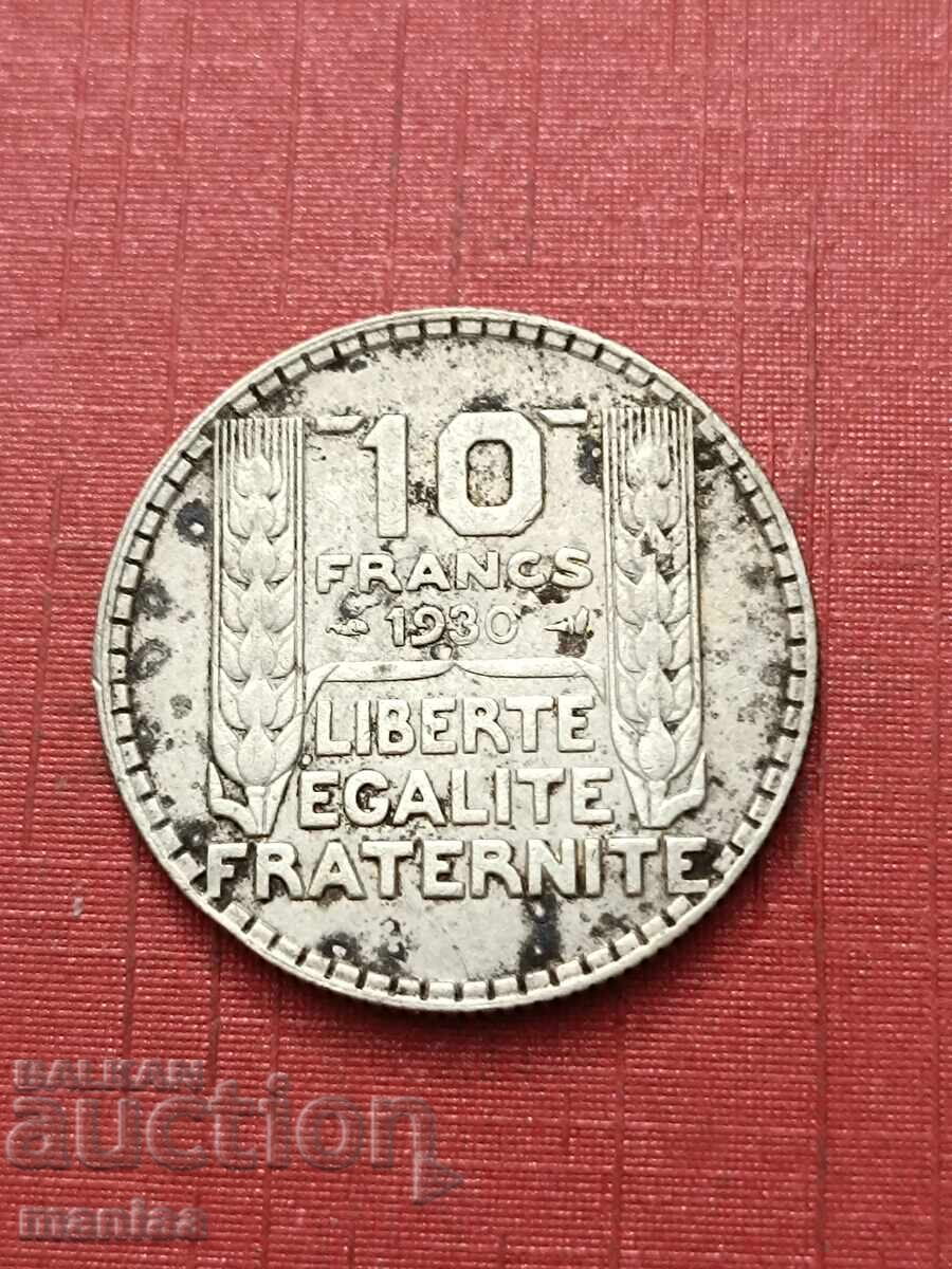 10 franci Franța 1930 Argint ! 10 franci Franța 1930 Argint !