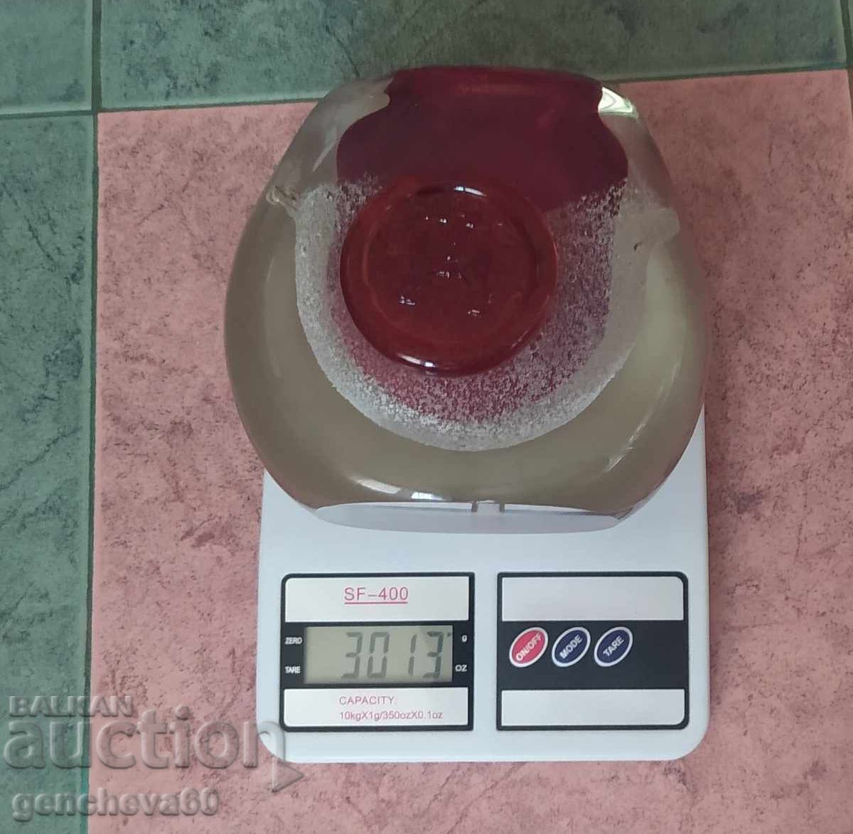 РЕТРО ВАЗА от цветно стъкло МОРАНО - 6