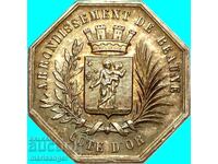 Franța Cameră Notarială jeton 16,1g argint