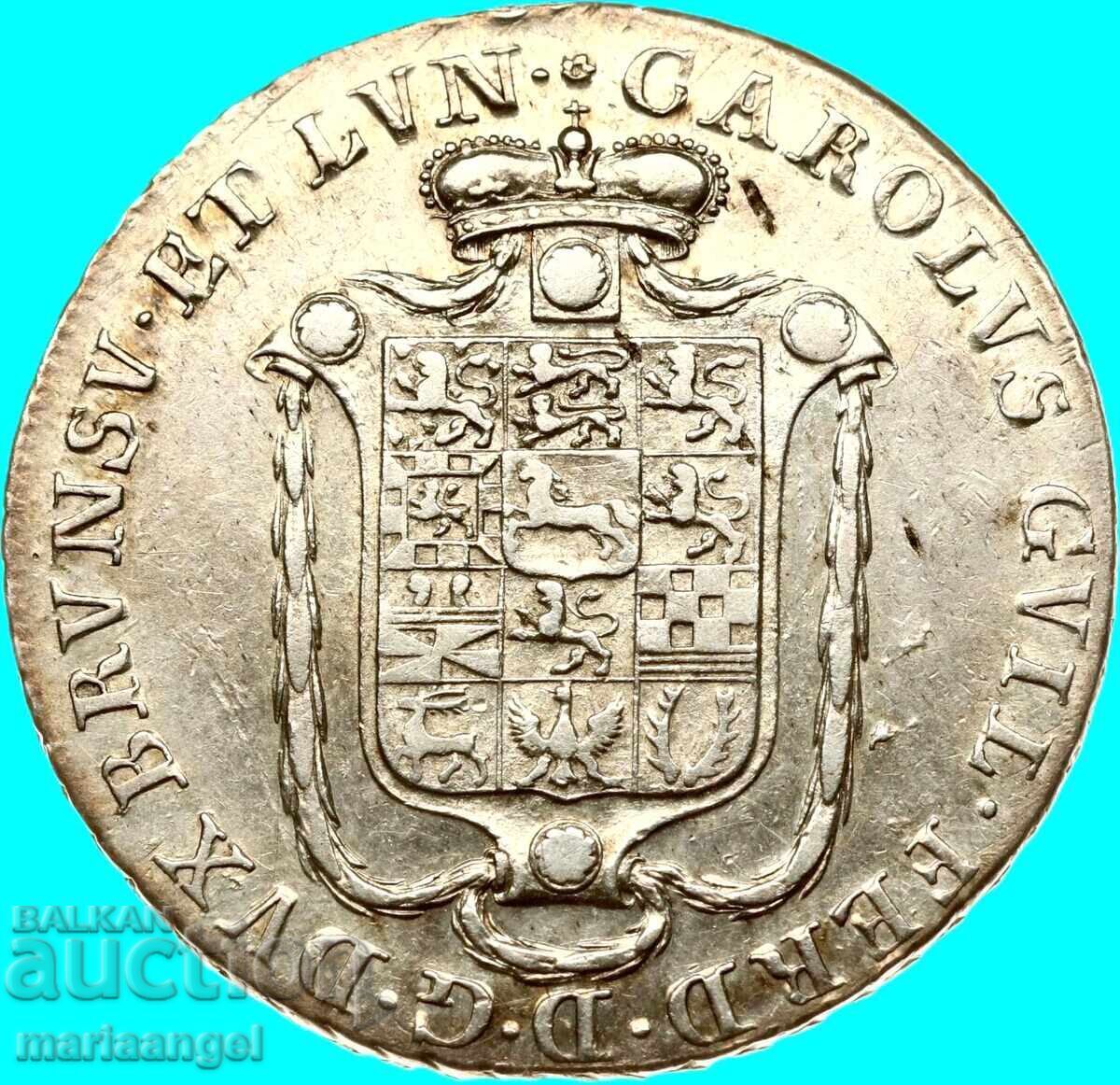 Livrarea 1/3 Taler XVI Gute Groschen 1786 Germania Brunswick argint Livrarea 1/3 Taler XVI Gute Groschen 1786 Germania Brunswick argint