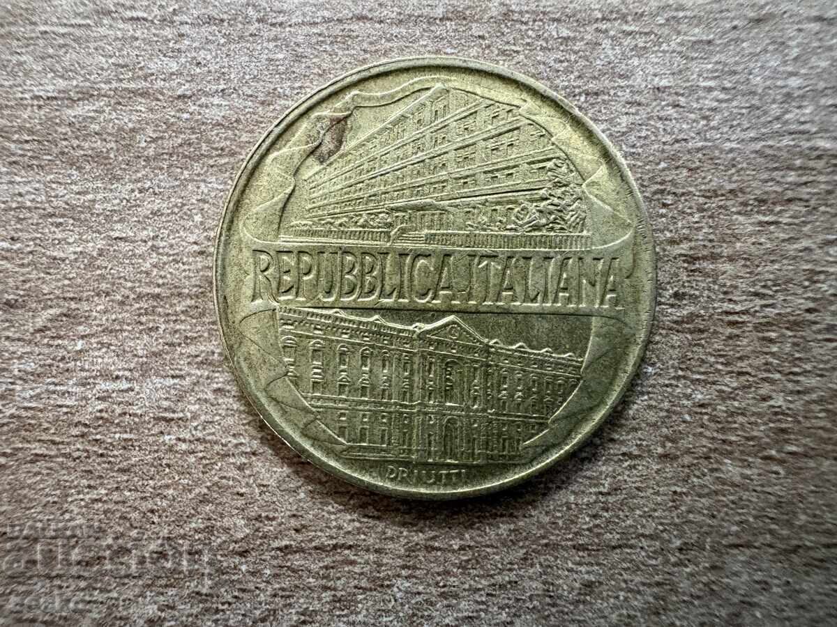 Italia - 200 lire (1996) - 100 de ani de la fondarea cu preț € 0.41 | 0.80 BGN
