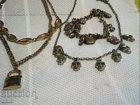coliere și brățară vechi