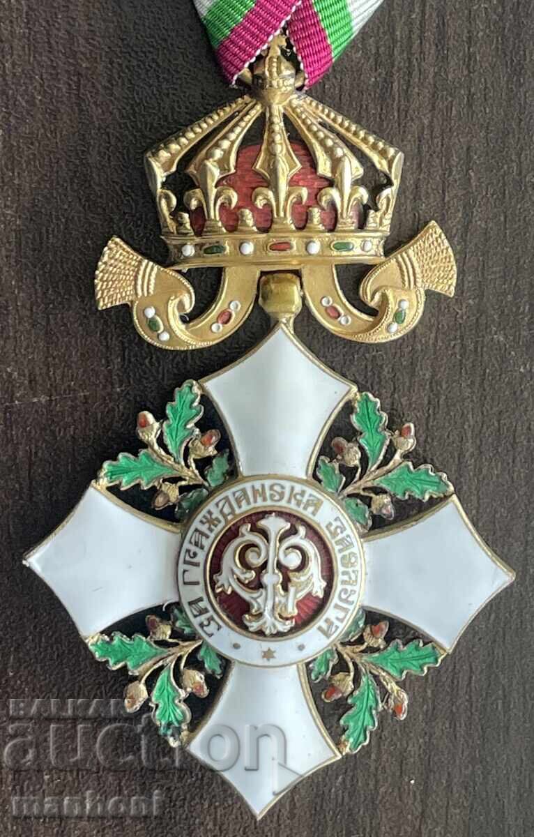 Licitație 6411 Regatul Bulgariei ordin Pentru merit civil clasa a 4-a