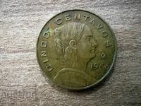 Mexico - 5 Centavos (1966)