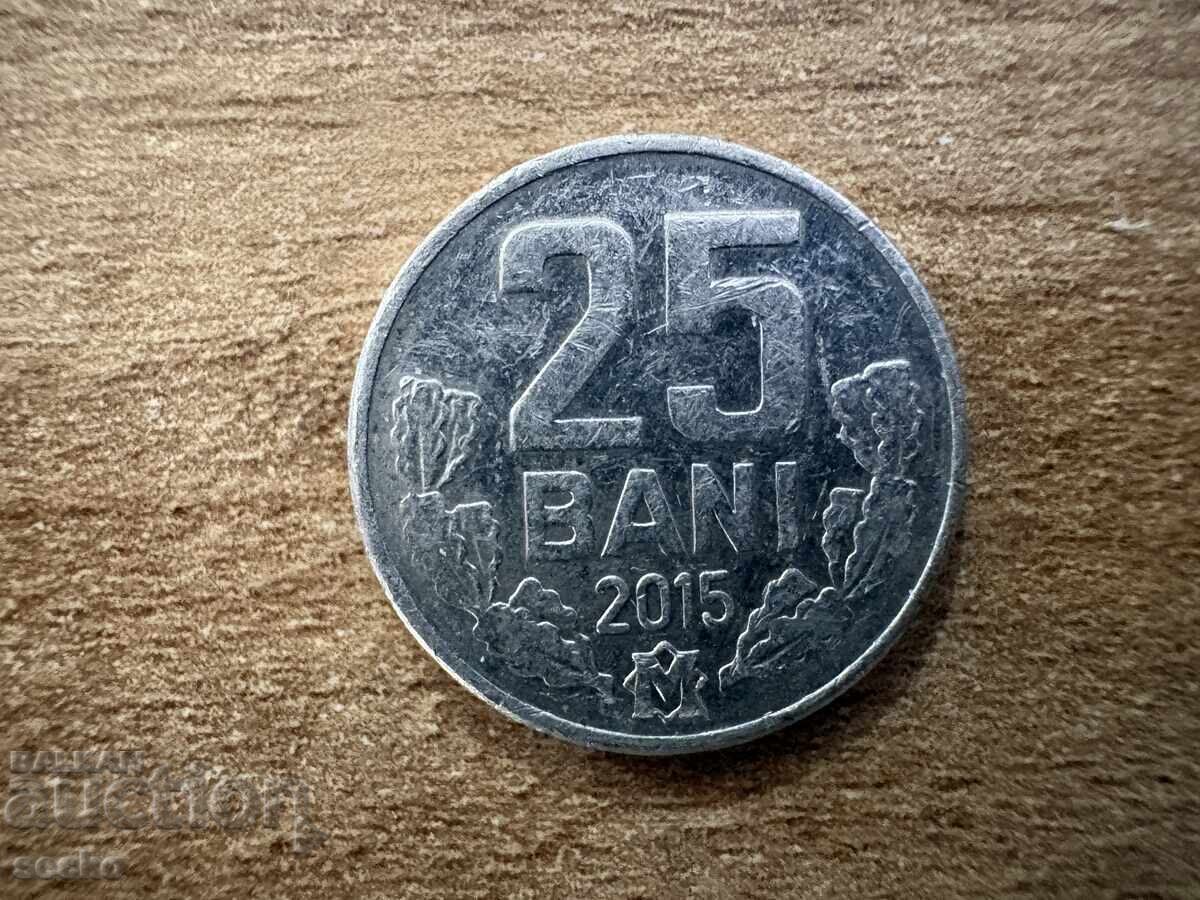 Μολδαβία - 25 bani (2015)