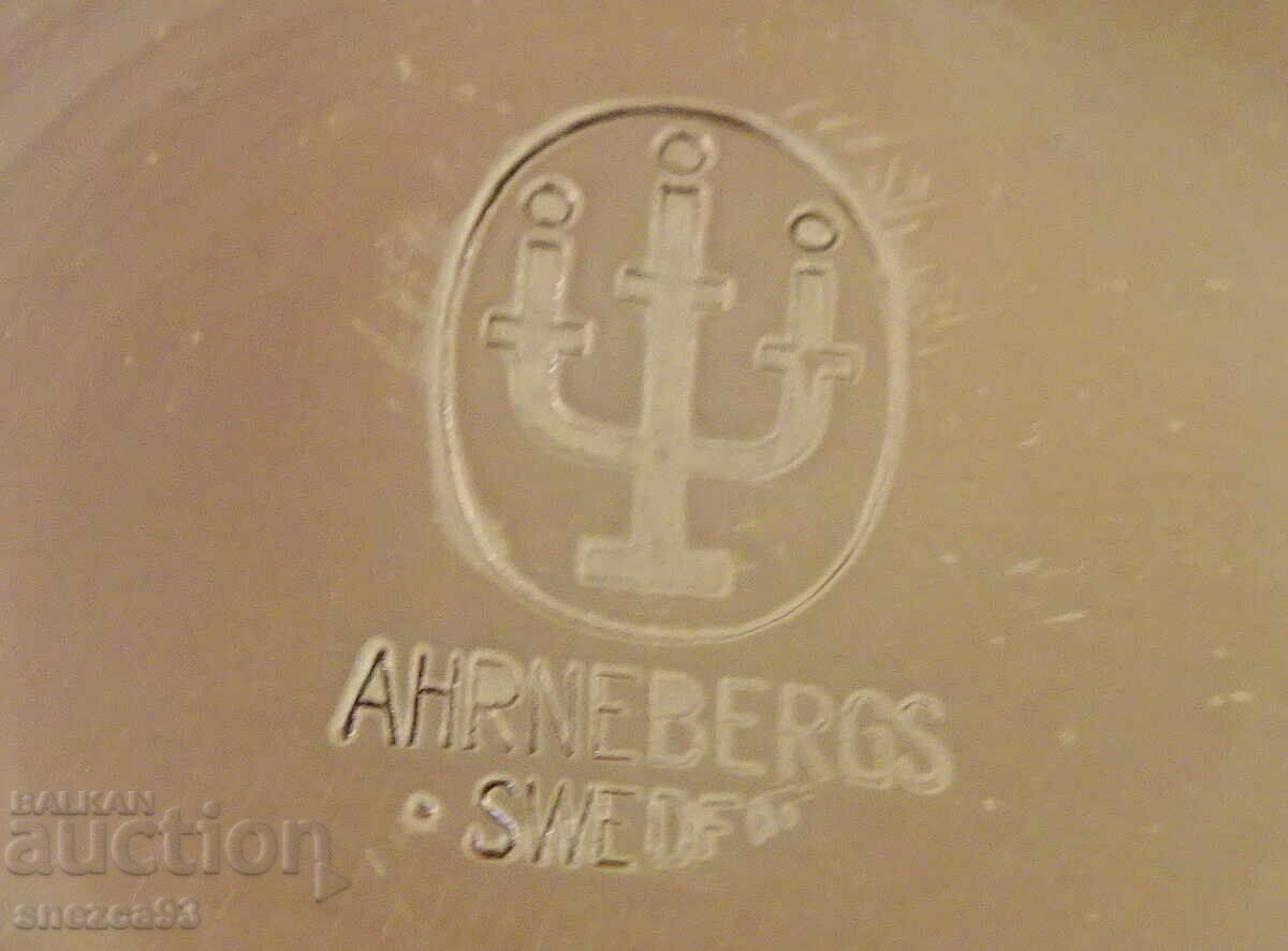 Σουηδικό χάλκινο ποτήρι κρασιού, καθαρός κόκκινος χαλκός, σφραγίδα - 7