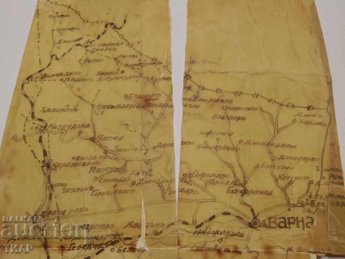 Old map of Varna with price € 5.85 | 11.44 BGN Old map of Varna with price € 5.85 | 11.44 BGN