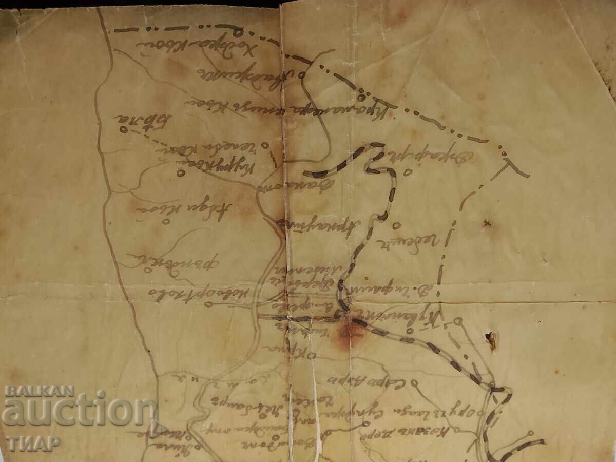 Auction Old map of Varna Auction Old map of Varna