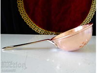 Медна цедка за чай,чиста червена мед.