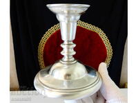 Εδουαρδιανό κασσιτερένιο κηροπήγιο 230 γρ