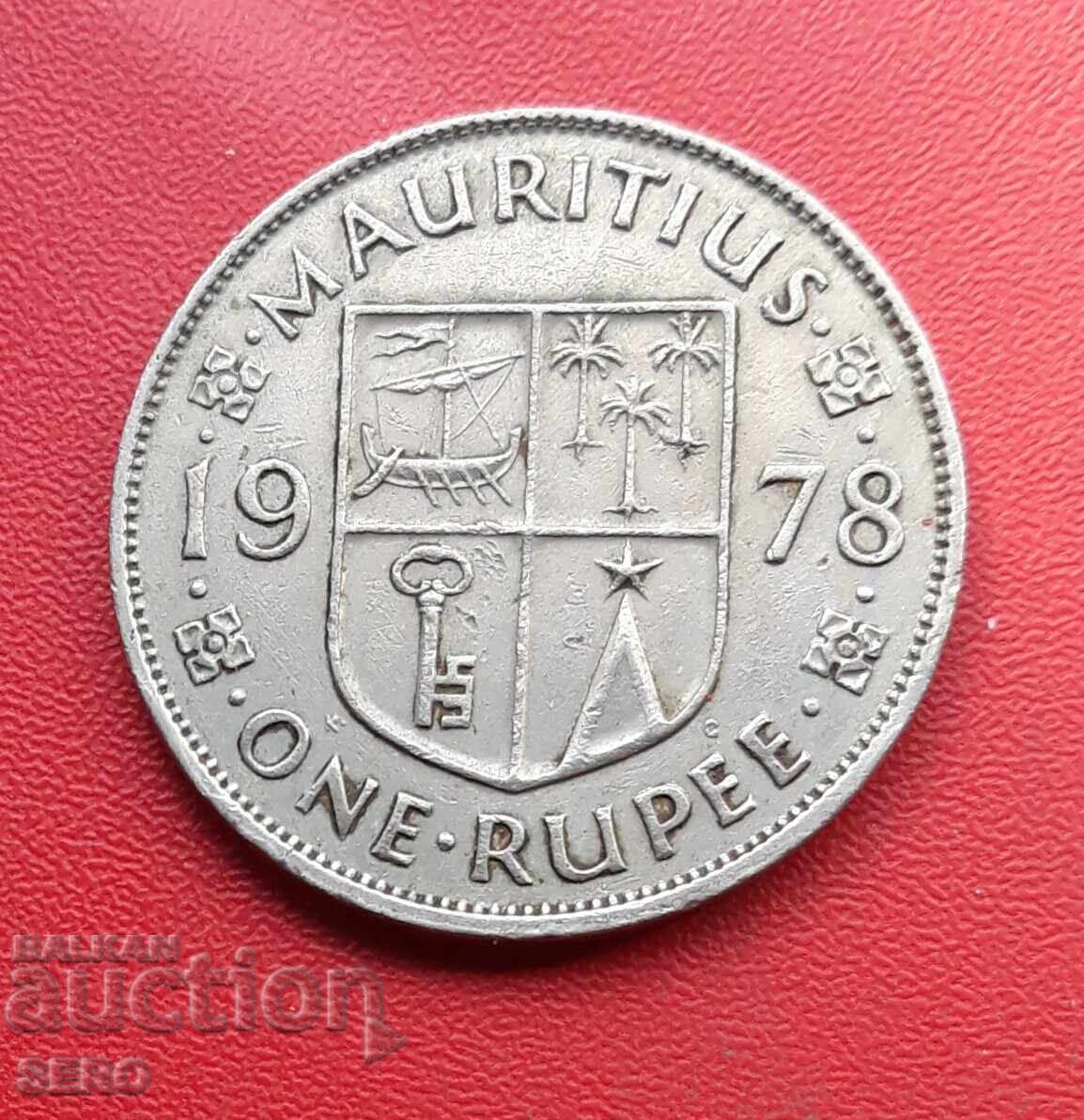Mauritius Island-1 Rupee 1978