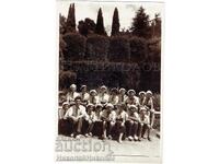 1958 FOTOGRAFIE VECHE MARE CRIMEEA GURZUF FESTIVAL AL PIONIERILOR J597