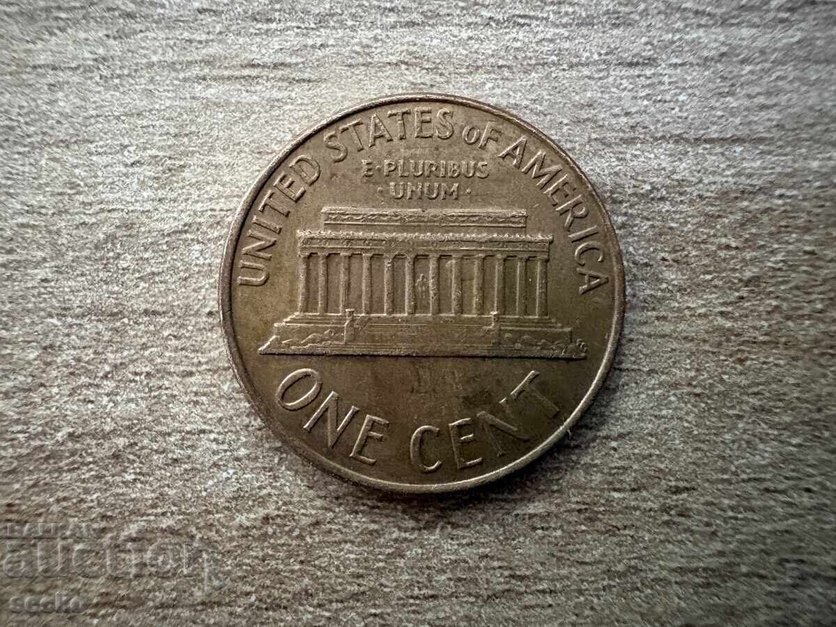 USA - 1 Cent (1968) - D